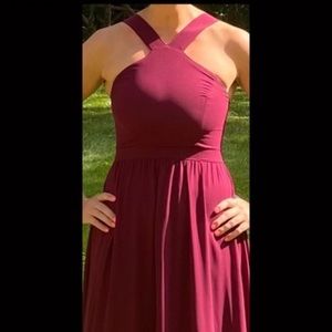 Selling this maroon Lulu’s dress! Only worn one time to a wedding.